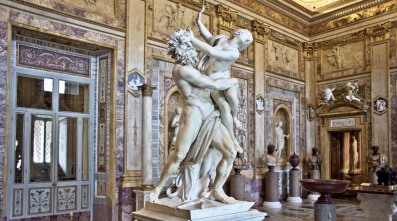 Italy Rome Galleria Borghese Rape of Proserpina