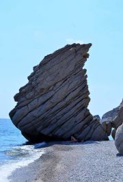Vatos plaža Greece Samothraki Vatos beach