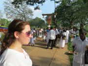 Budistički hodačsnici Sri Lanka Anuradhapura Ruwanweli stupa pilgrims