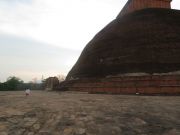 Jethawanaramaya stupa Sri Lanka Anuradhapura Jethawanaramaya stupa and she