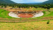 Teatar u drevnoj Mesini Greece Peloponnese ancient Messene theatre